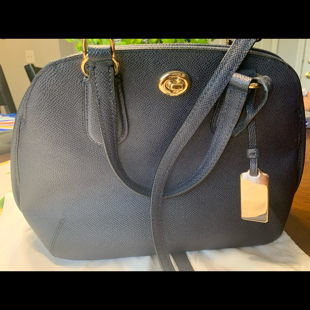 Coach Prince Street Mini Satchel - Navy Blue